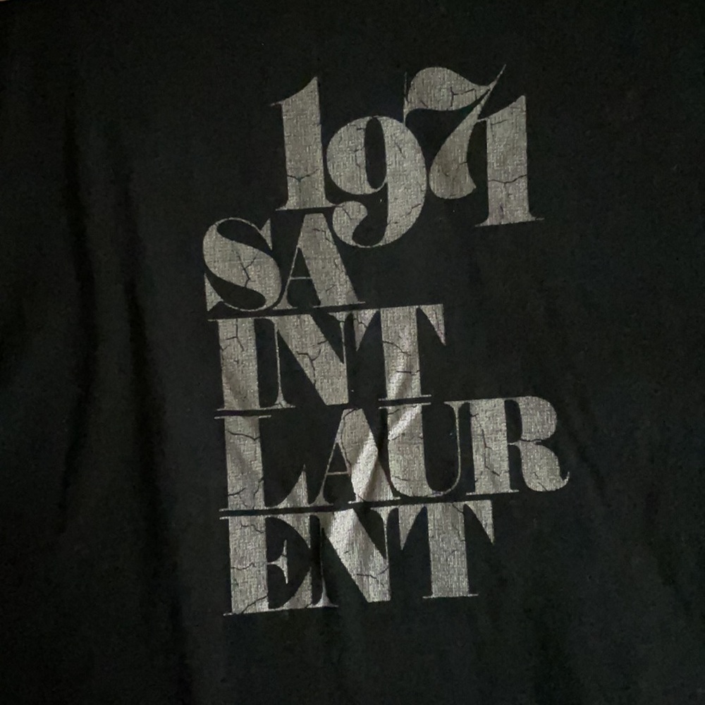Ysl black tshirt